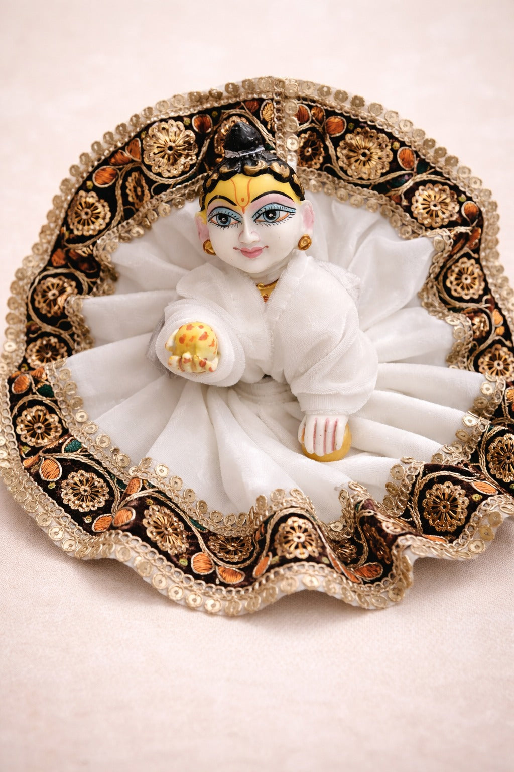 Laddu gopal dress with pagdi